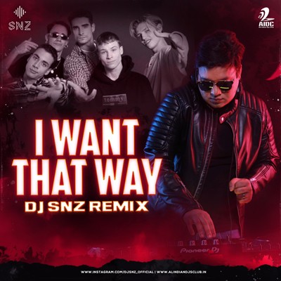 I Want That Way (Remix) - DJ SNZ